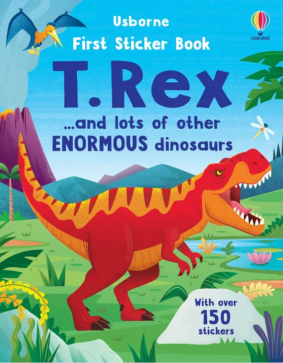 1st Sticker Book T Rex