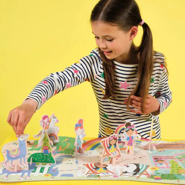 60 Piece Floor Puzzle, Rainbow Fairy