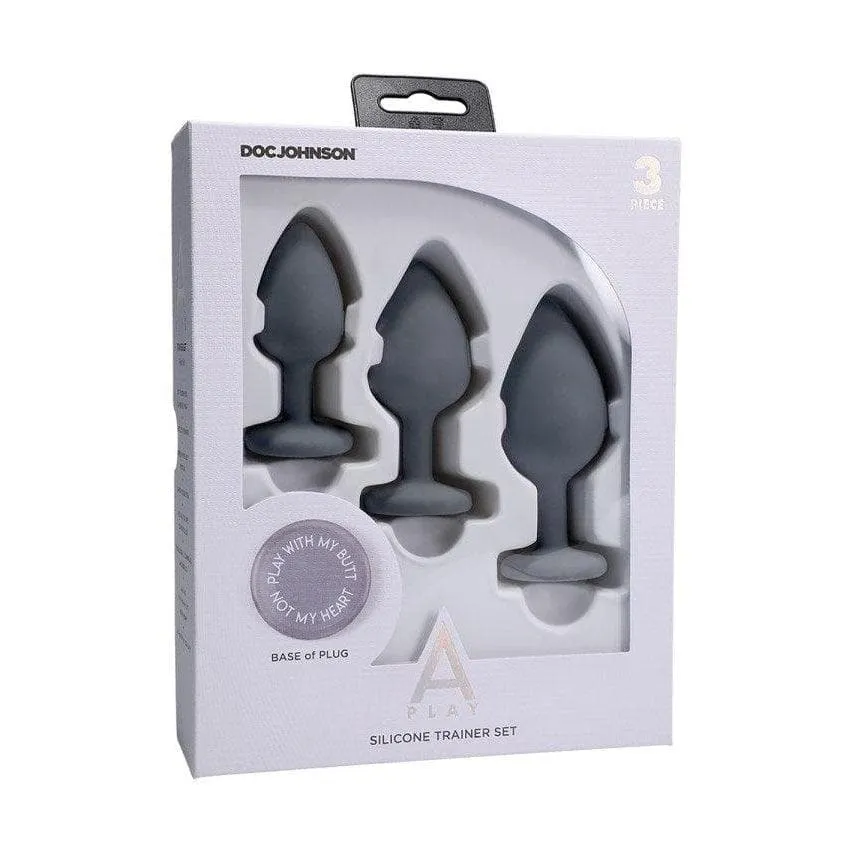 A-Play Silicone Anal Plugs Trainer 3 Piece Set