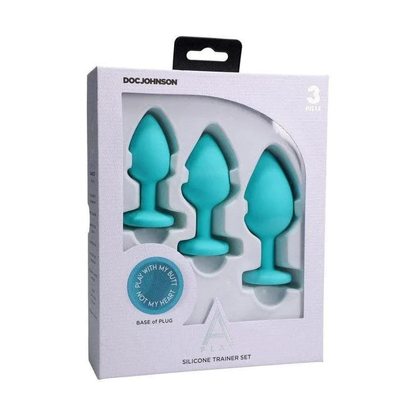 A-Play Silicone Anal Plugs Trainer 3 Piece Set