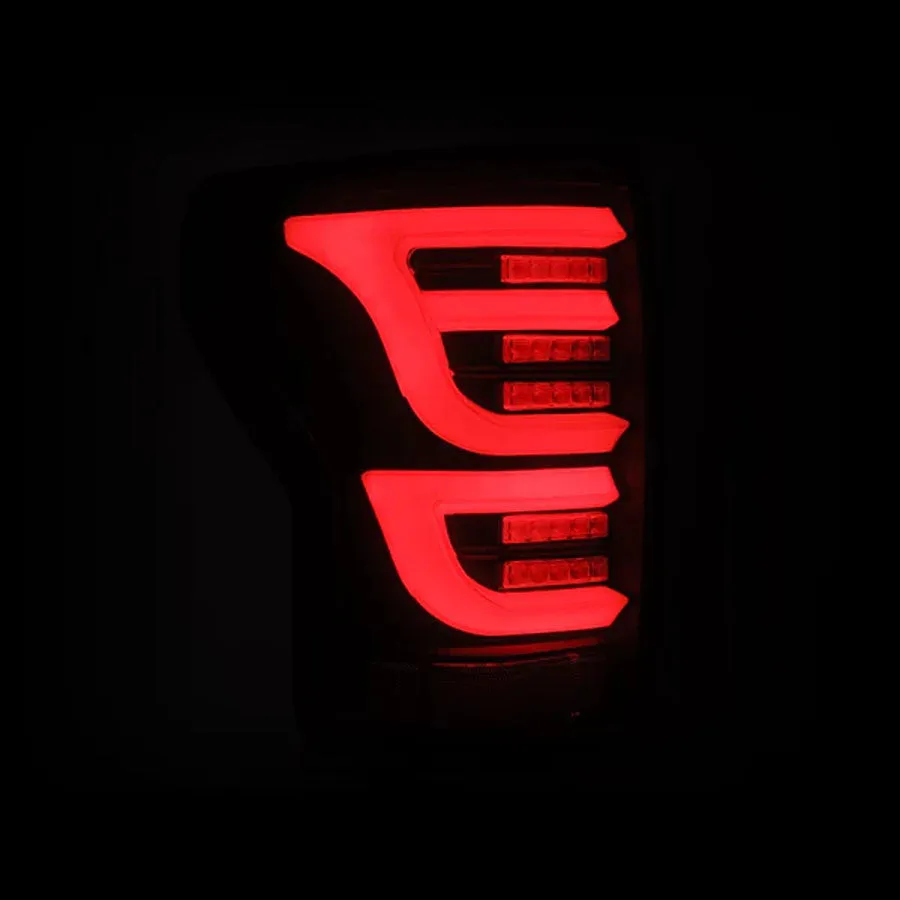 AlphaRex LUXX-Series LED Tail Lights Black | 2007-2013 Toyota Tundra