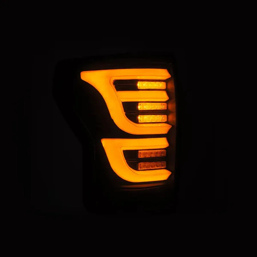 AlphaRex LUXX-Series LED Tail Lights Black | 2007-2013 Toyota Tundra