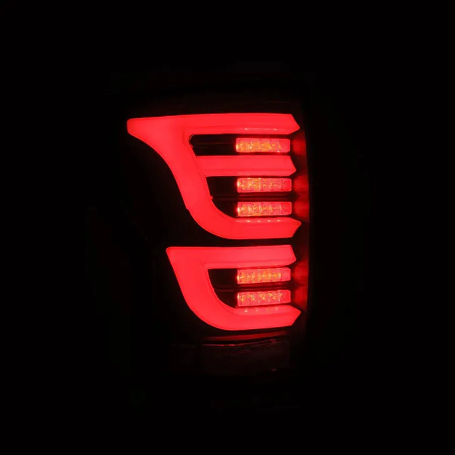 AlphaRex LUXX-Series LED Tail Lights Black | 2007-2013 Toyota Tundra