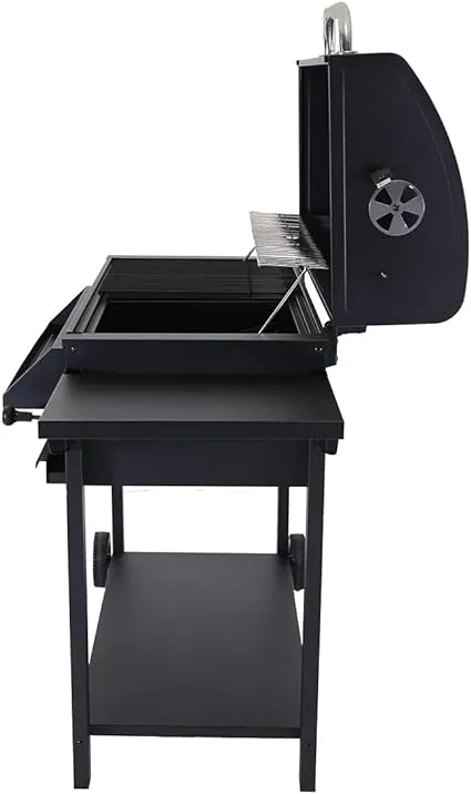 AMERICAN CHARCOAL BARBEQUE GRILL WITH THERMOMETER