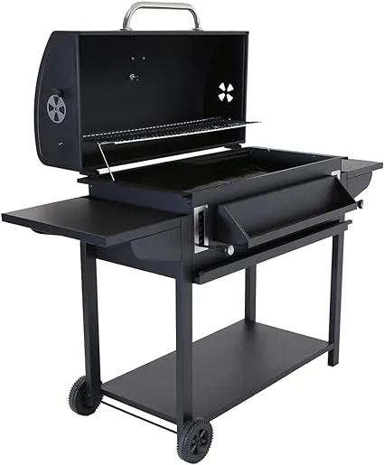 AMERICAN CHARCOAL BARBEQUE GRILL WITH THERMOMETER
