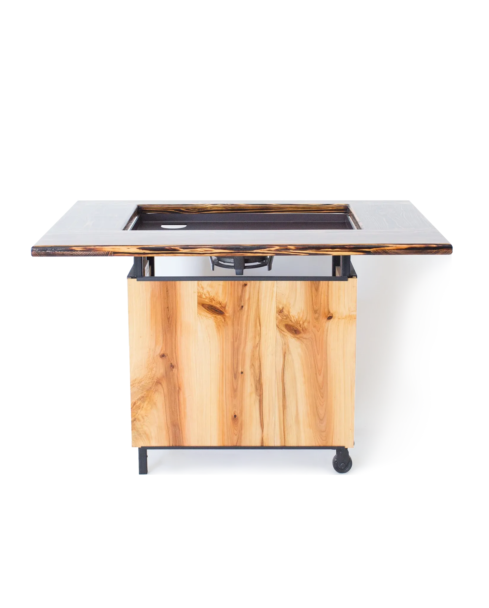 Backyard Hibachi Grill Torched Cypress - BY-BHPOGTC