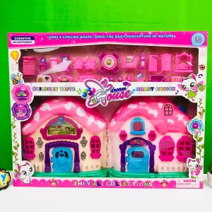 Battery Operated Dream House Play Set For Kids