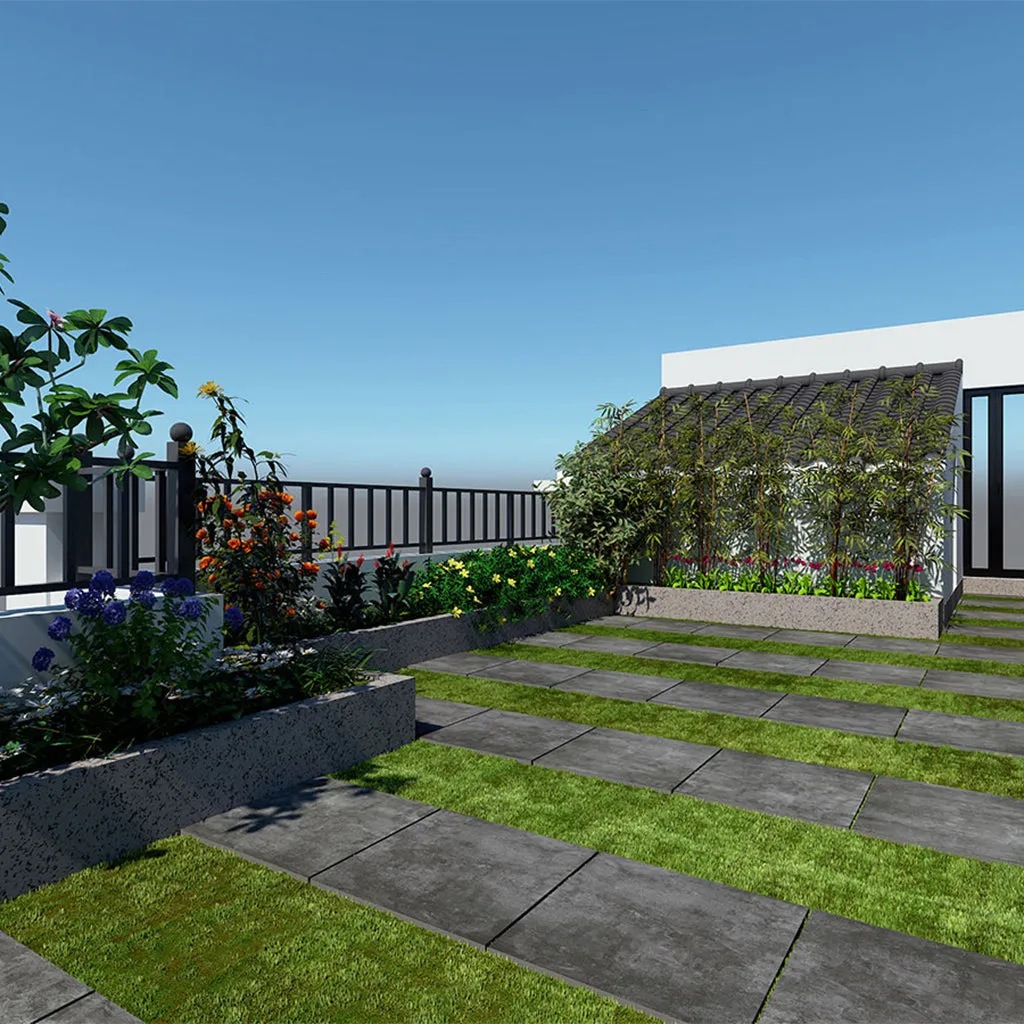 Beton Anthracite, 24" x 24" - 2CM Outdoor Porcelain Paver