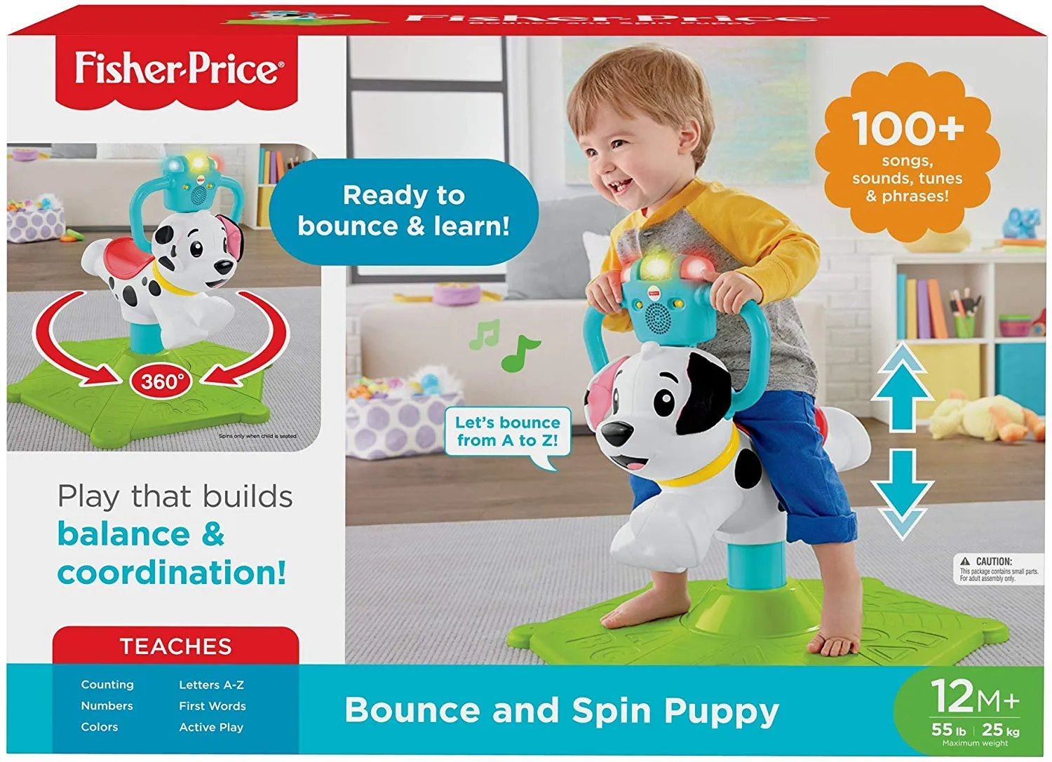 Bounce and Spin Interactive Puppy with Lights & Sounds