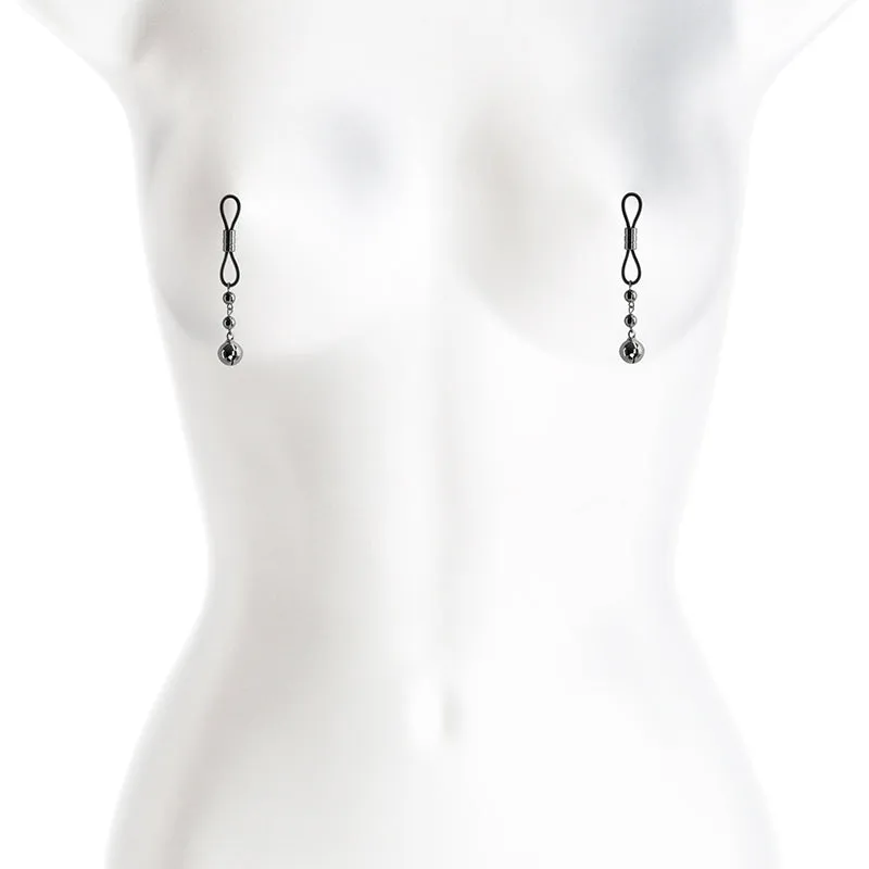 Bound Lasso Style Nipple Clamps D1 Gunmetal