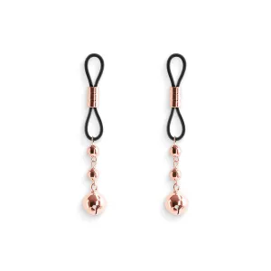 Bound Lasso Style Nipple Clamps D1 Rose Gold