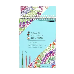 Bright Stripes iHeartArt Travel Art Pack Gel Pens
