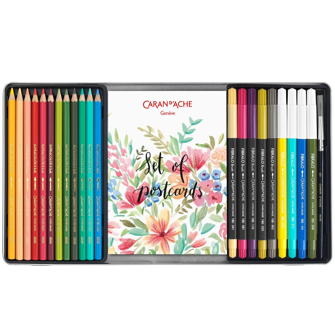 Caran d'Ache Botanical Colouring and Lettering Set