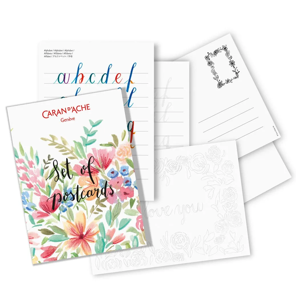 Caran d'Ache Botanical Colouring and Lettering Set