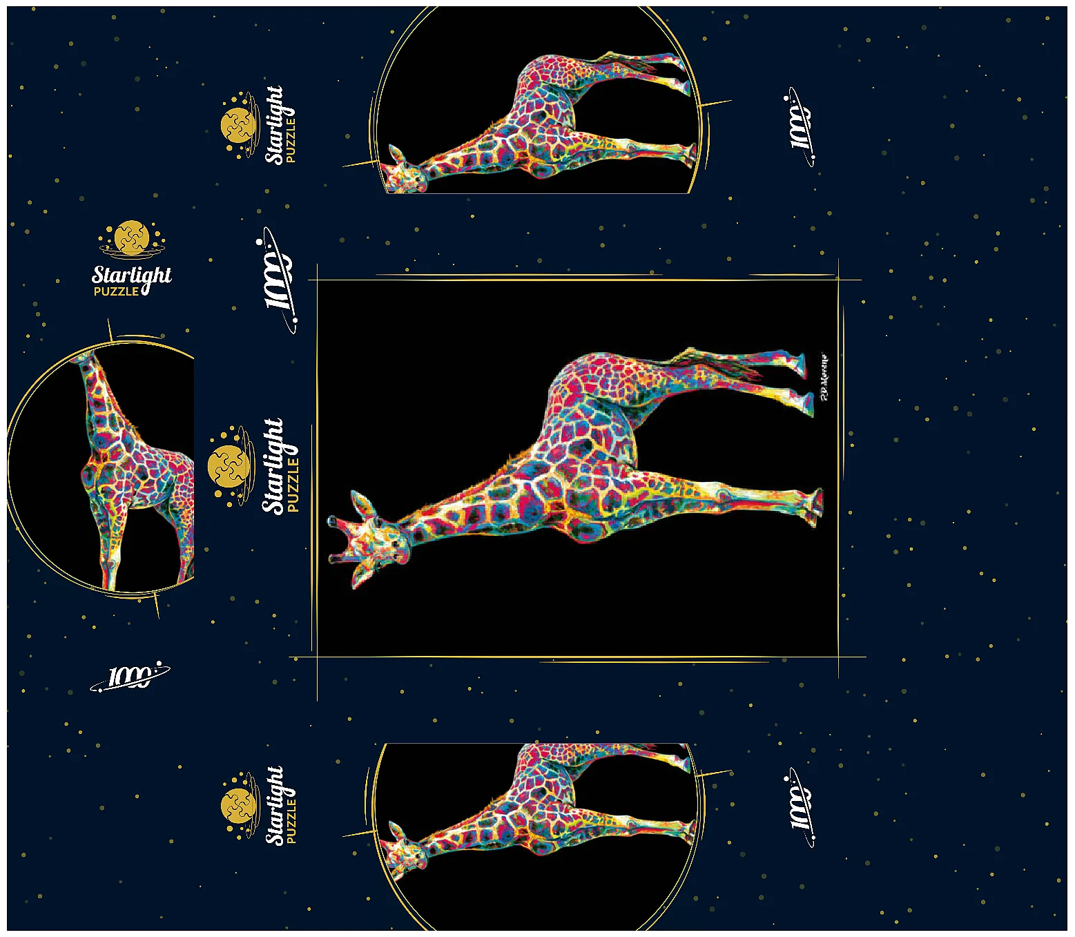 Colorful Giraffe