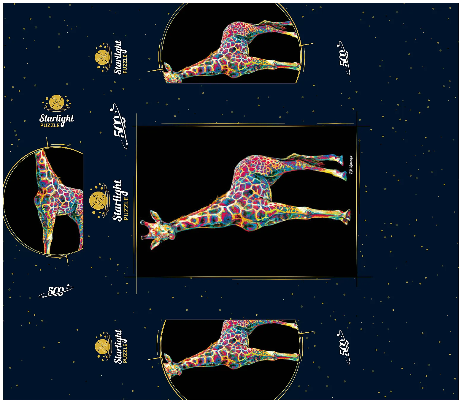 Colorful Giraffe