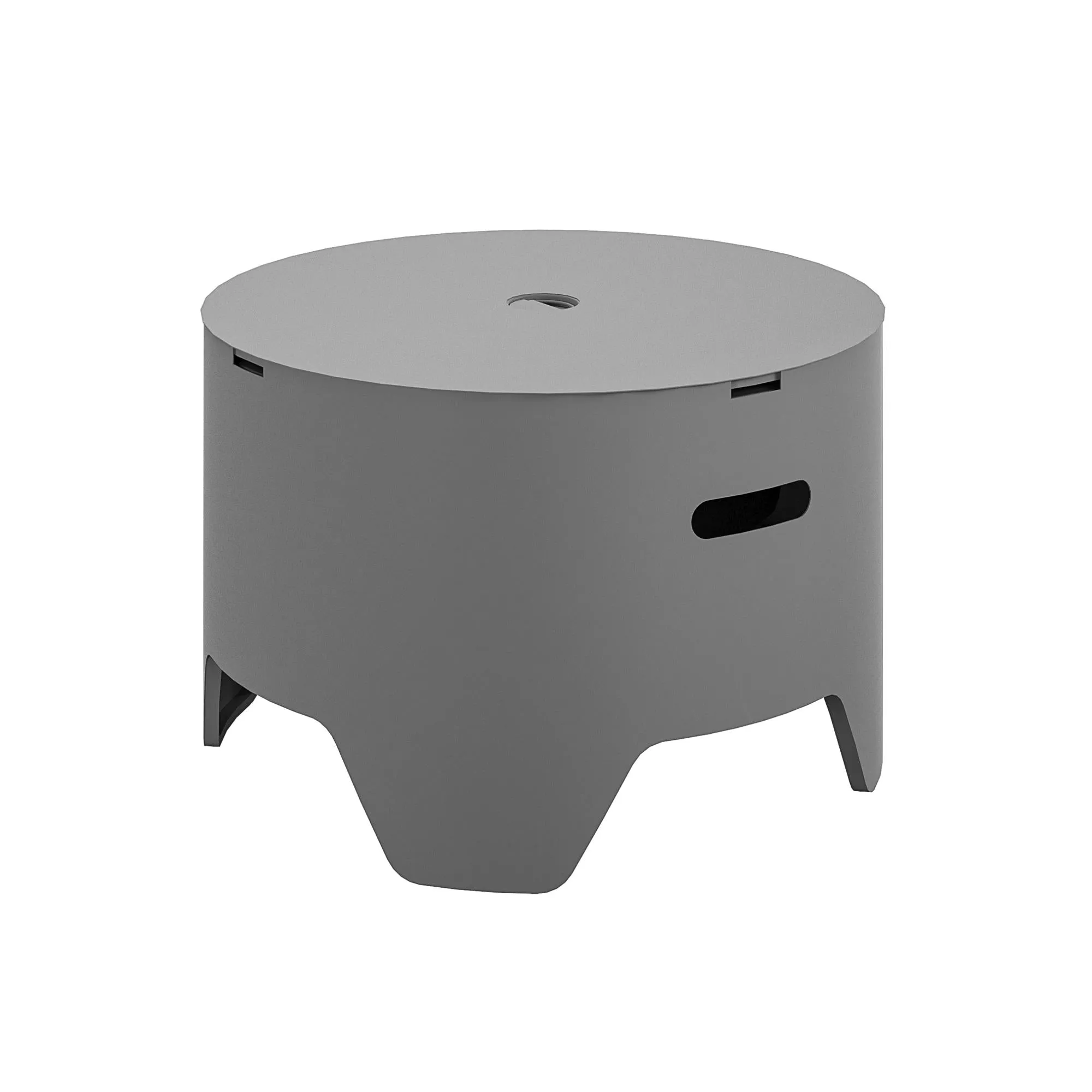 COSCO Outdoor 23" Round Wood Burning Fire Pit with Rain Cover and Accessories, Steel, Gray