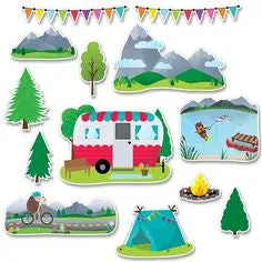 Creative Teaching Woodland Fun Bulletin Board Set, 13 Pieces (CTP8690)