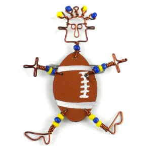 Dancing Girl American Football Pin Creative Alternatives