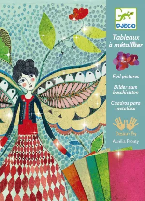 Djeco - Glitter Boards Fireflies Foil Pictures