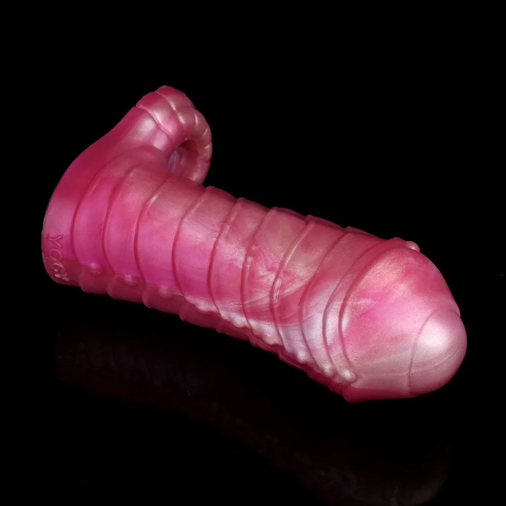 Dragon Penis Sleeve Cock Ring Male Sex Toy - Silicone Monsterdildo Penis Enlarger Sexshop