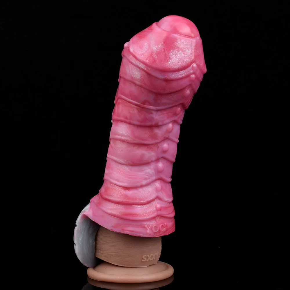 Dragon Penis Sleeve Cock Ring Male Sex Toy - Silicone Monsterdildo Penis Enlarger Sexshop