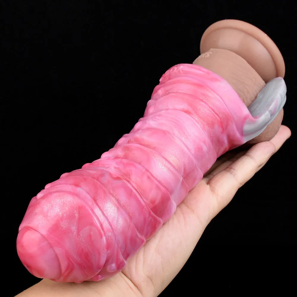 Dragon Penis Sleeve Cock Ring Male Sex Toy - Silicone Monsterdildo Penis Enlarger Sexshop