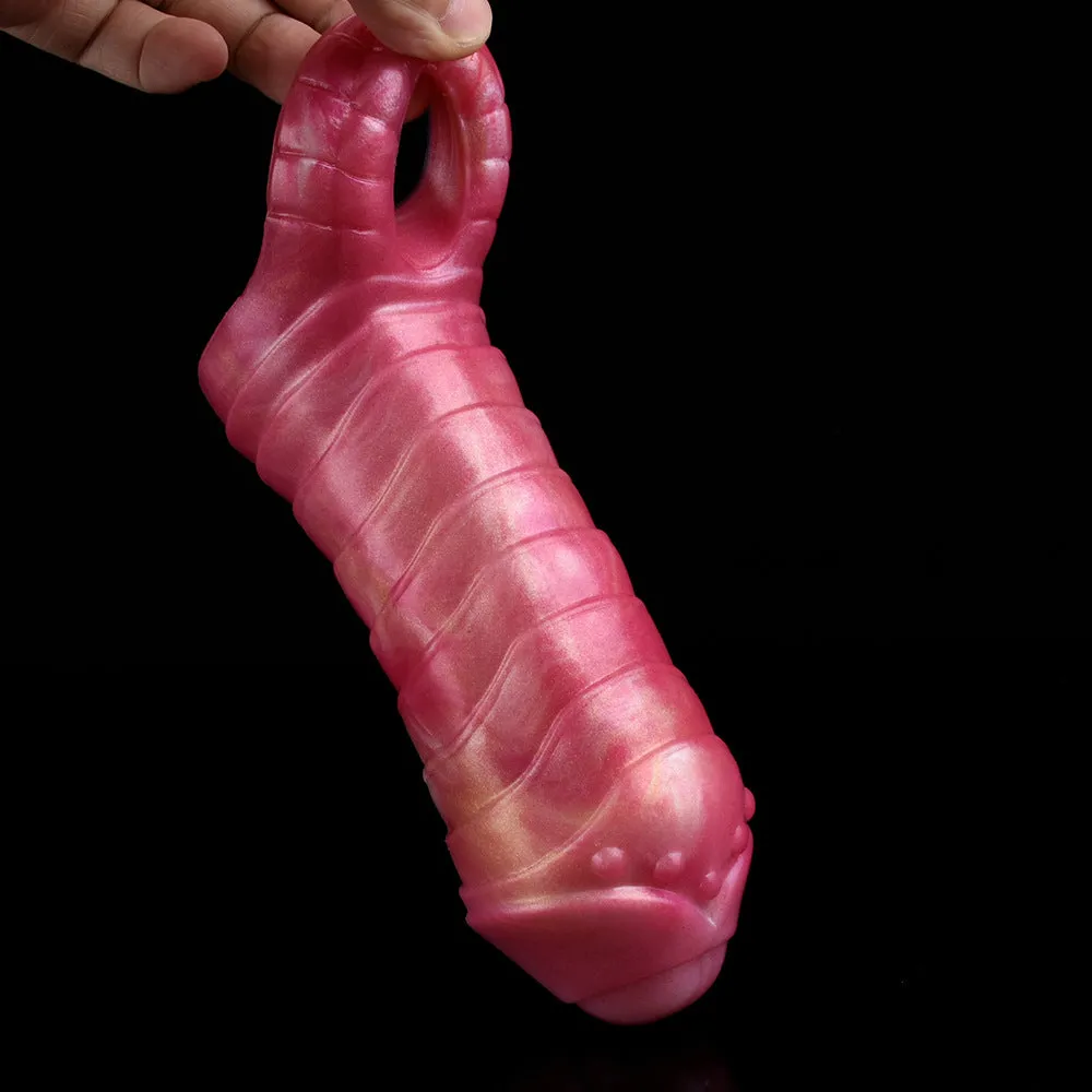 Dragon Penis Sleeve Cock Ring Male Sex Toy - Silicone Monsterdildo Penis Enlarger Sexshop