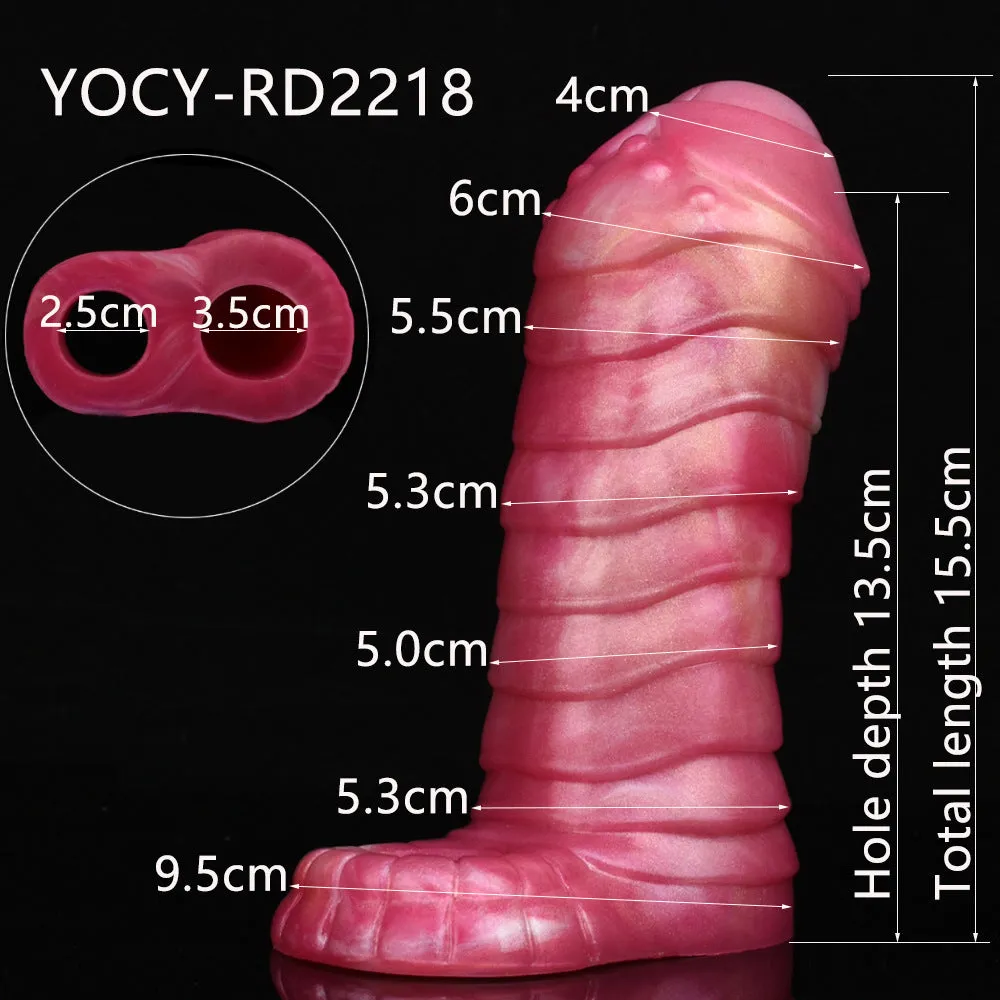 Dragon Penis Sleeve Cock Ring Male Sex Toy - Silicone Monsterdildo Penis Enlarger Sexshop