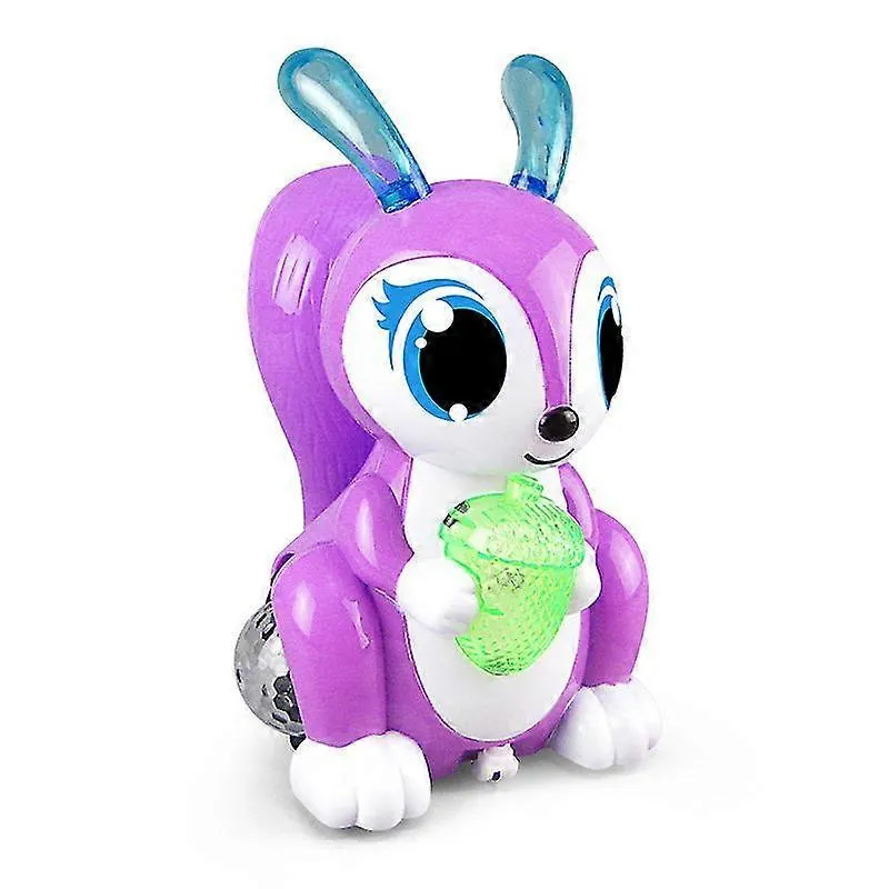 Electric Rotating Squirrel Toy With Light & Music