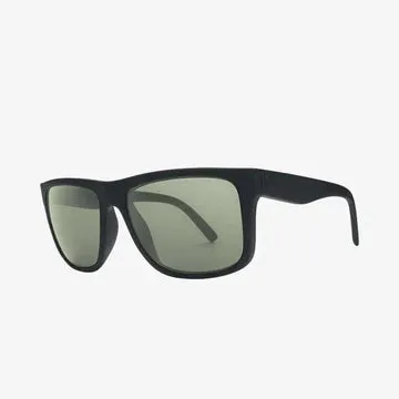 Electric Swingarm XL Sunglasses Matte Black Grey Polarized