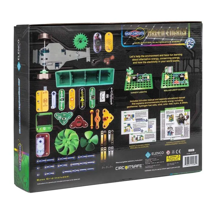 Elenco SCG-225 Snap Circuits Green Electronic Kit