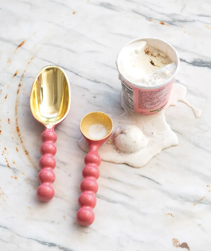 Enameled Aluminum Scoop