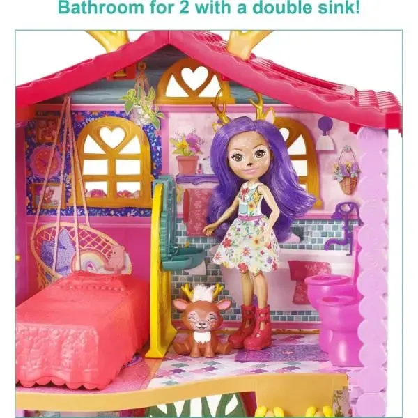 Enchantimals Cozy Deer House Playset With Danessa Doll