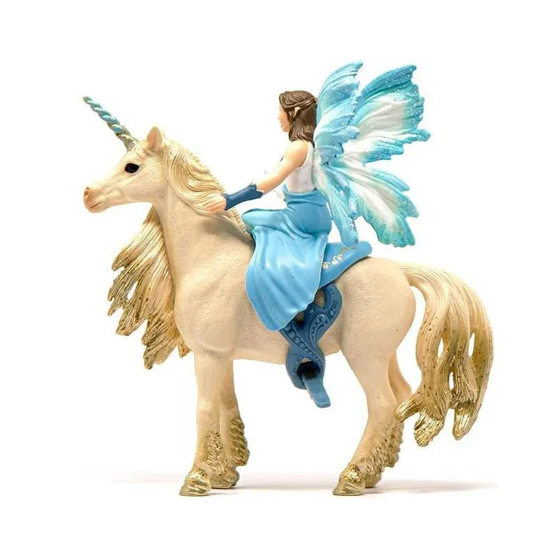 Eyela Riding On Golden Unicorn