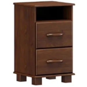 Finestra Ouro Bedside Cabinet 2 Drawer L440 x W380 x H680mm Coffee No Warranty