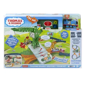 Fisher-Price Thomas & Friends Talking Cranky Delivery Train Set