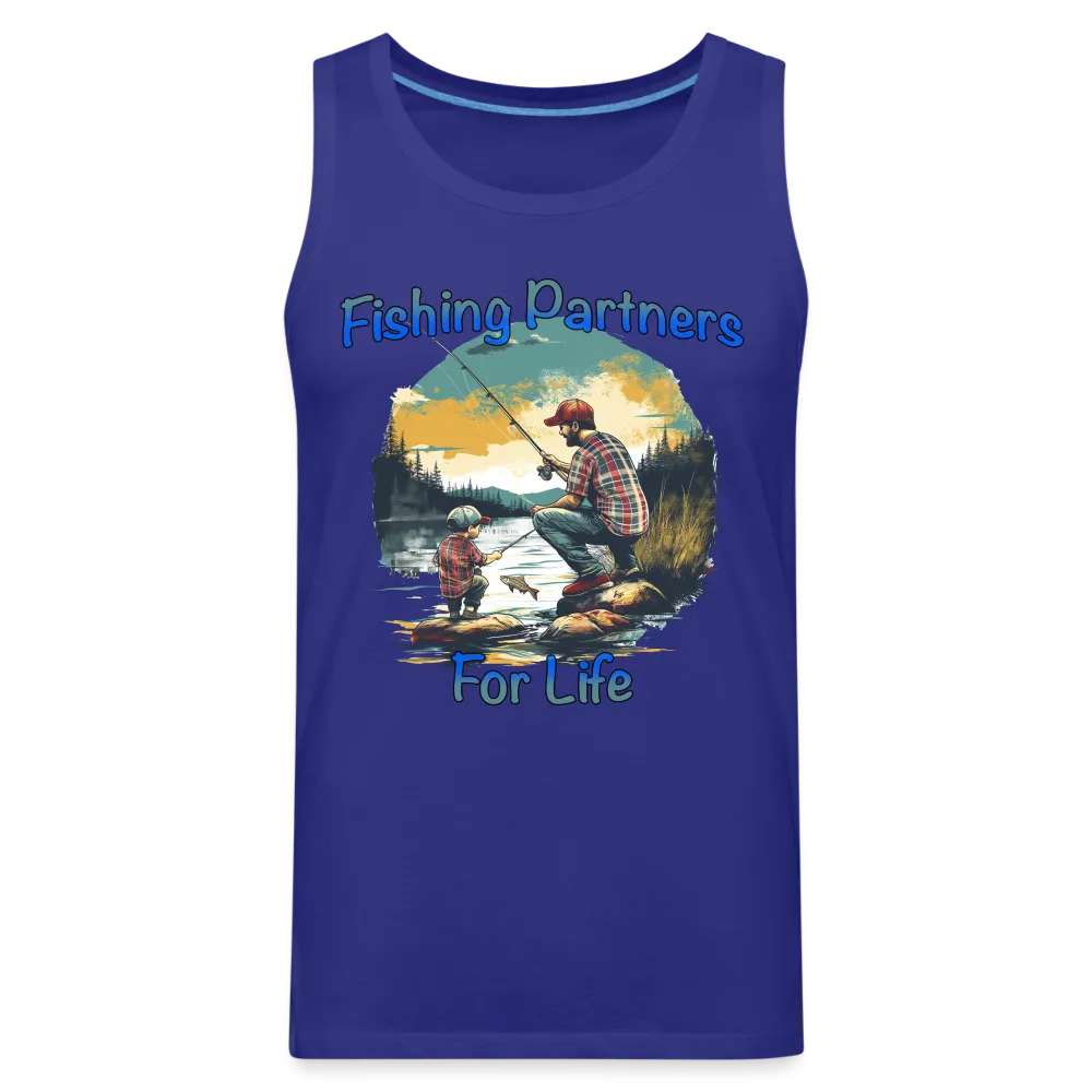 Fishing Partners for Life (Dad and Son) Men’s Premium Tank Top