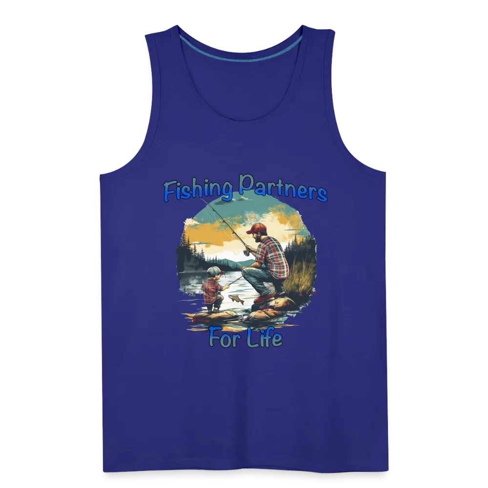 Fishing Partners for Life (Dad and Son) Men’s Premium Tank Top