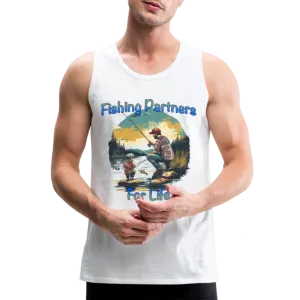 Fishing Partners for Life (Dad and Son) Men’s Premium Tank Top