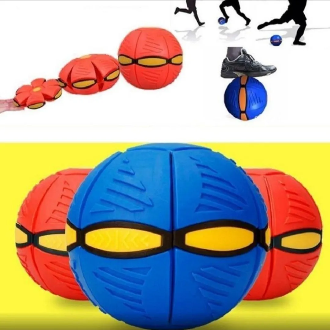 Flying UFO Blast Ball Disc Toywith Flashing Lights Music