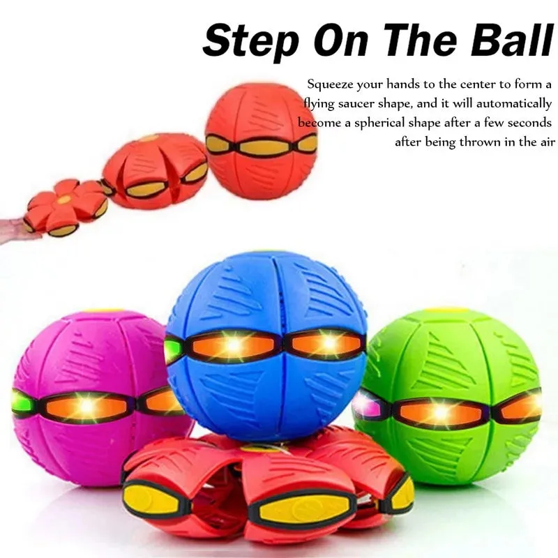 Flying UFO Blast Ball Disc Toywith Flashing Lights Music