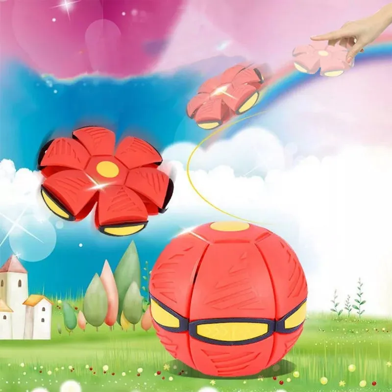 Flying UFO Blast Ball Disc Toywith Flashing Lights Music
