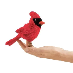 Folkmanis Finger Puppet - Red Cardinal