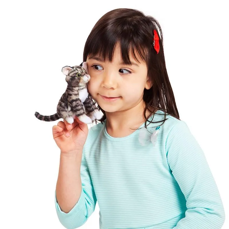 Folkmanis Finger Puppet - Tabby Cat