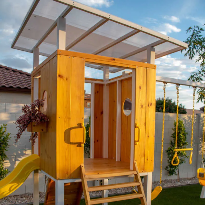 Forest - Modern Backyard Outdoor Swing Set
