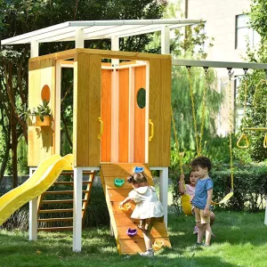 Forest - Modern Backyard Outdoor Swing Set
