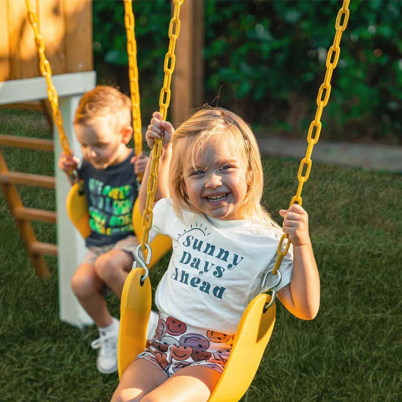 Forest - Modern Backyard Outdoor Swing Set