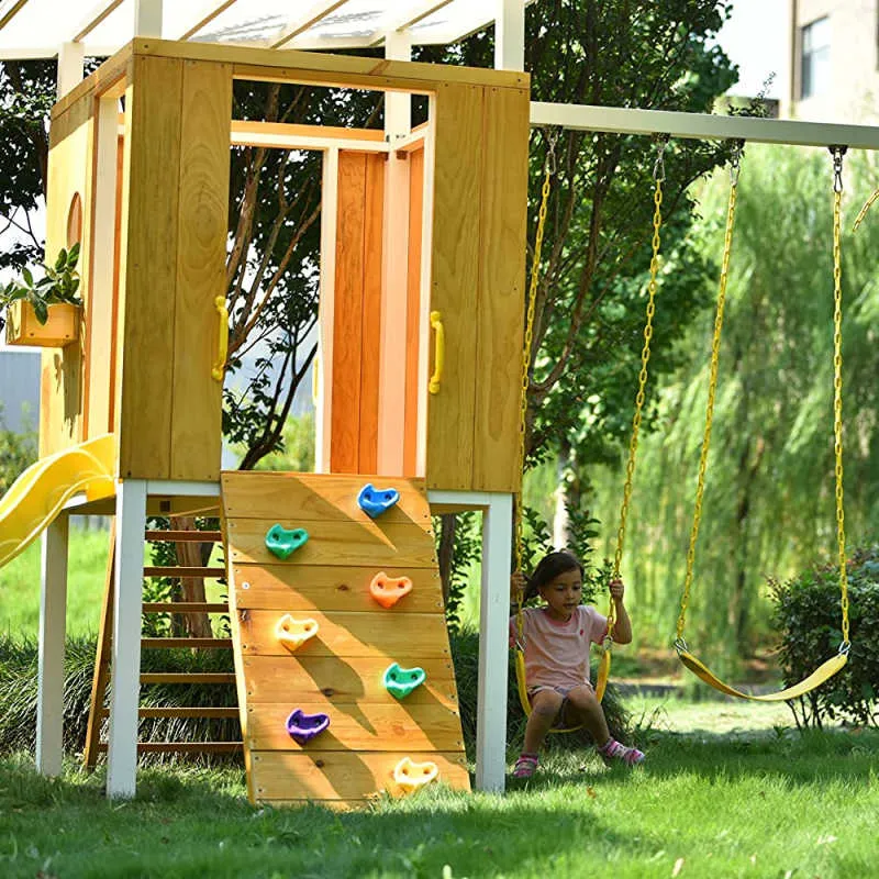 Forest - Modern Backyard Outdoor Swing Set