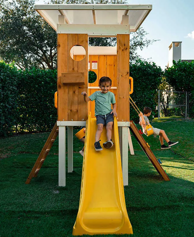 Forest - Modern Backyard Outdoor Swing Set